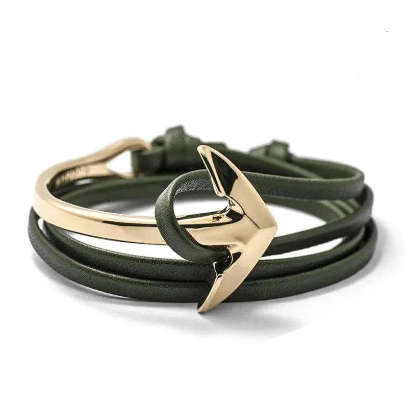 Verstellbares Armband mit Seemanker 