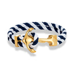 Bracciale ancora uomo bianco e blu