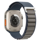 Bracelet Apple Watch à Boucle Sport gris bleu