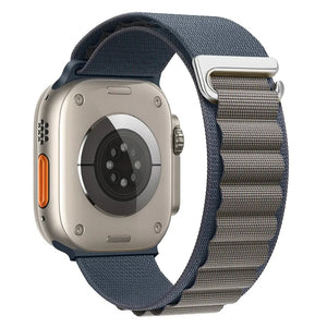 Bracelet Apple Watch à Boucle Sport gris bleu