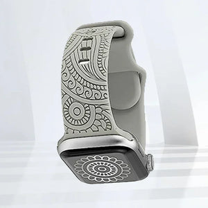 Bracelet Apple Watch à Motifs gris