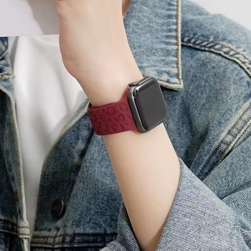 Apple Watch karkötő Leopárd 