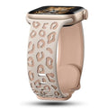 Apple Watch Armband Leopard hellrosa
