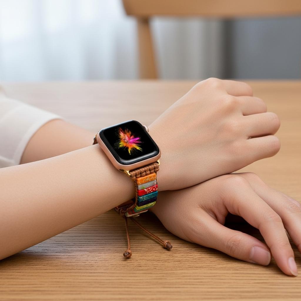 Bracelet Apple Watch Pierre Naturelle