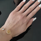 Brățară Arborele Vieții Aur - Argint - Cupru 