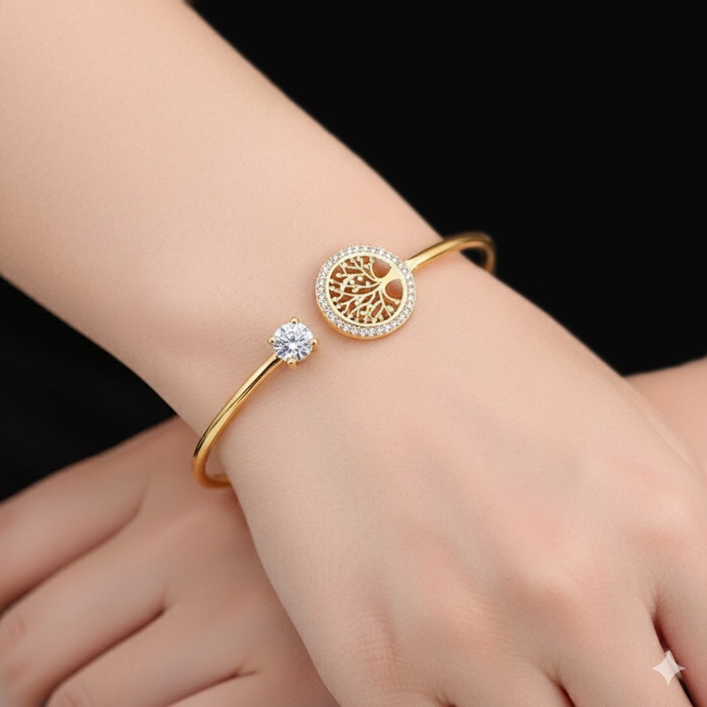 Bracelet Arbre de Vie Or - Argent - Cuivre