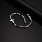 Bracciale con croce orizzontale