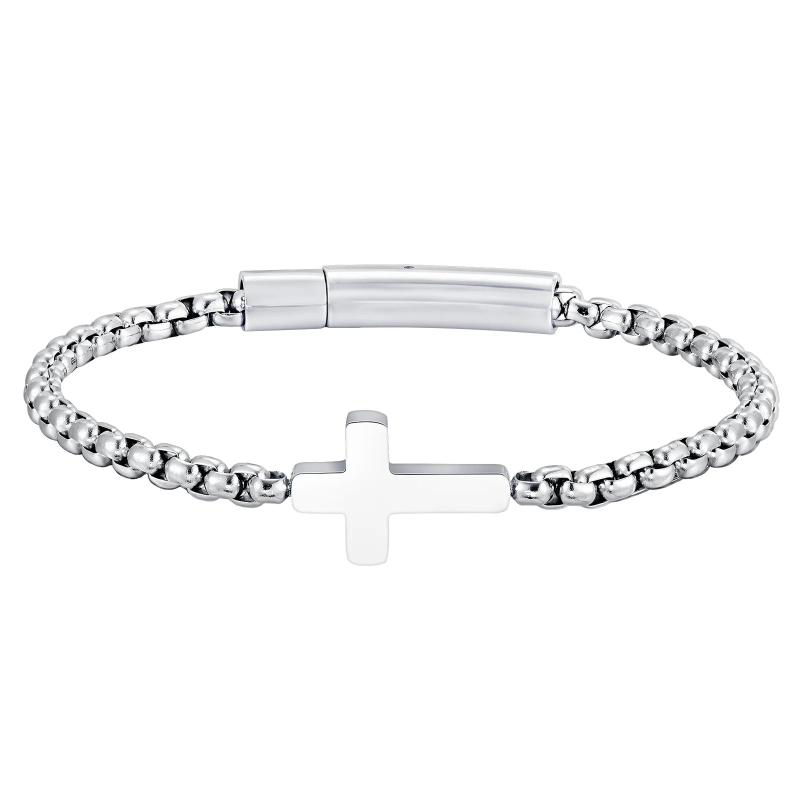 Bracciale con croce orizzontale