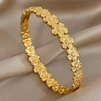 Bracciale con fiori di campo fiori di campo