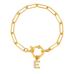 Personalisertes Armband mit Initiale e