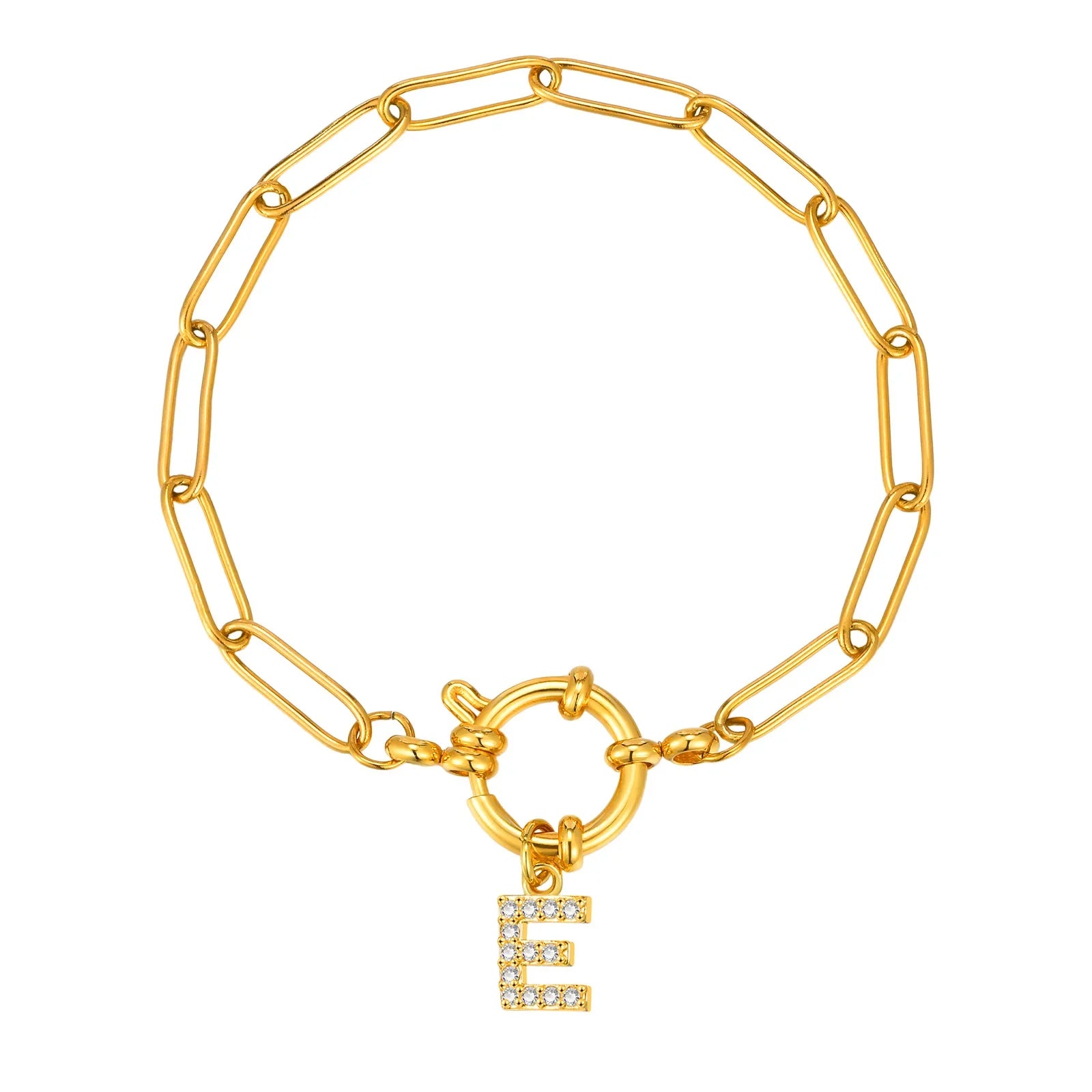 Personalisertes Armband mit Initiale e