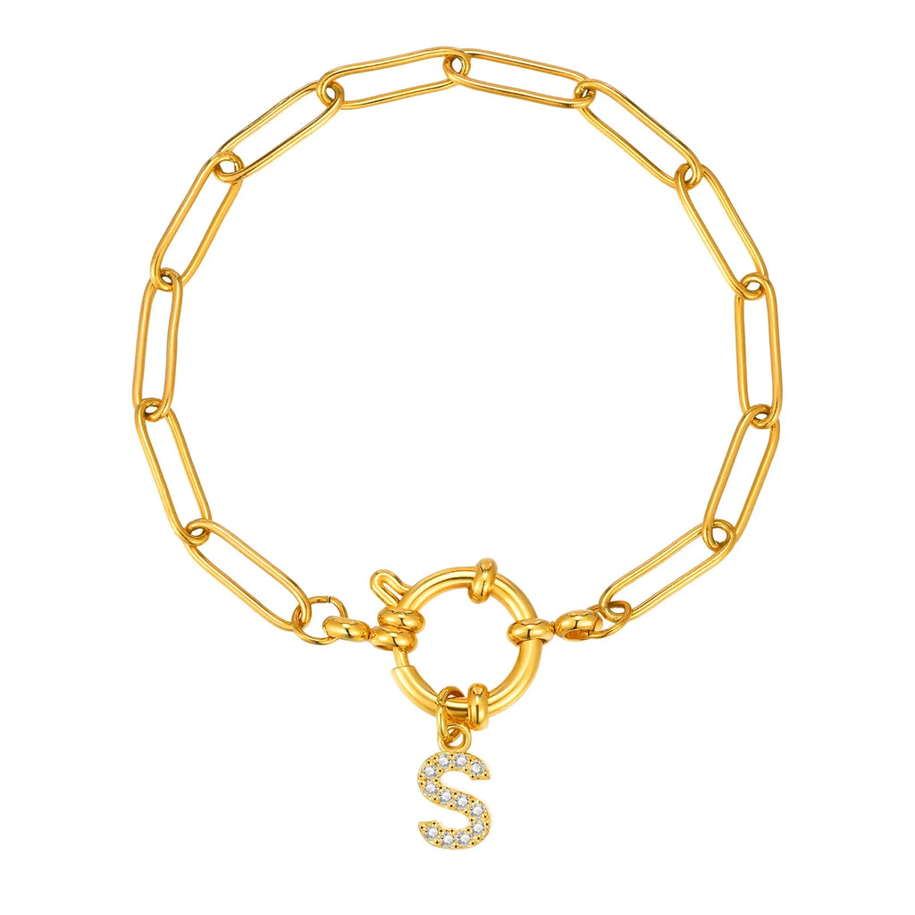 Personalisertes Armband mit Initiale s