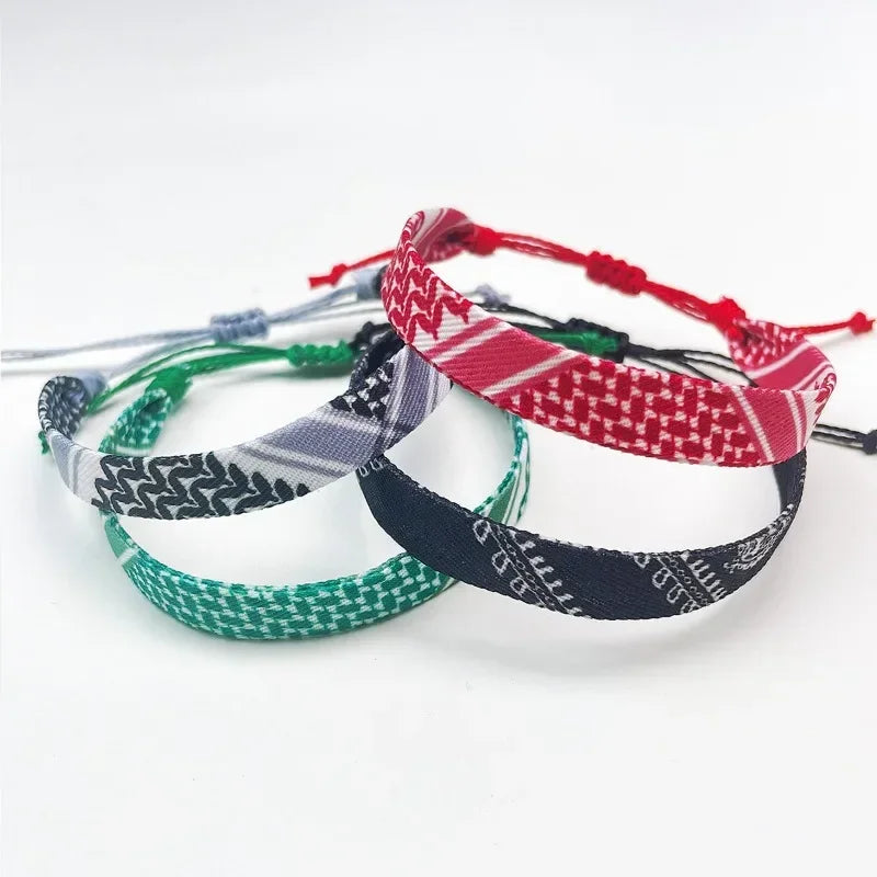 Armbånd med geometriske mønstre Keffiye arabisk