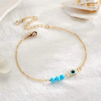 Bracelet avec Perles Contre le Mauvais Oeil