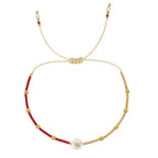 Bracelet bicolore initiale w