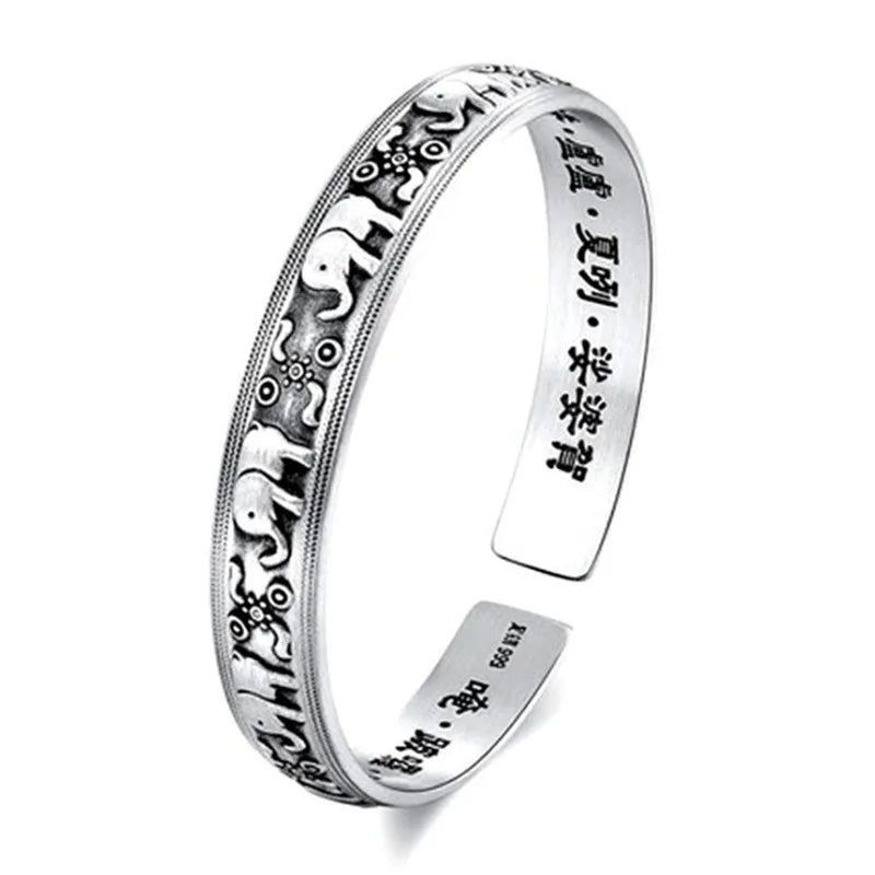 Bracelet Bouddhiste avec Eléphants