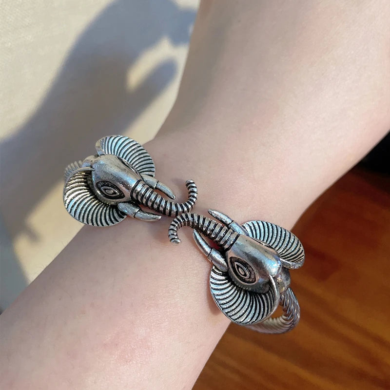 Bracelet Bouddhiste avec Eléphants pour Femme