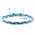 Handgefertigtes blaues Brasilien-Armband 