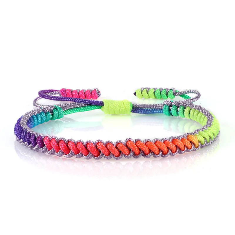 Multifarvet brasiliansk armbånd til kvinder violet