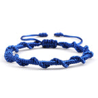 Handgeflochtenes brasilianisches Armband blau