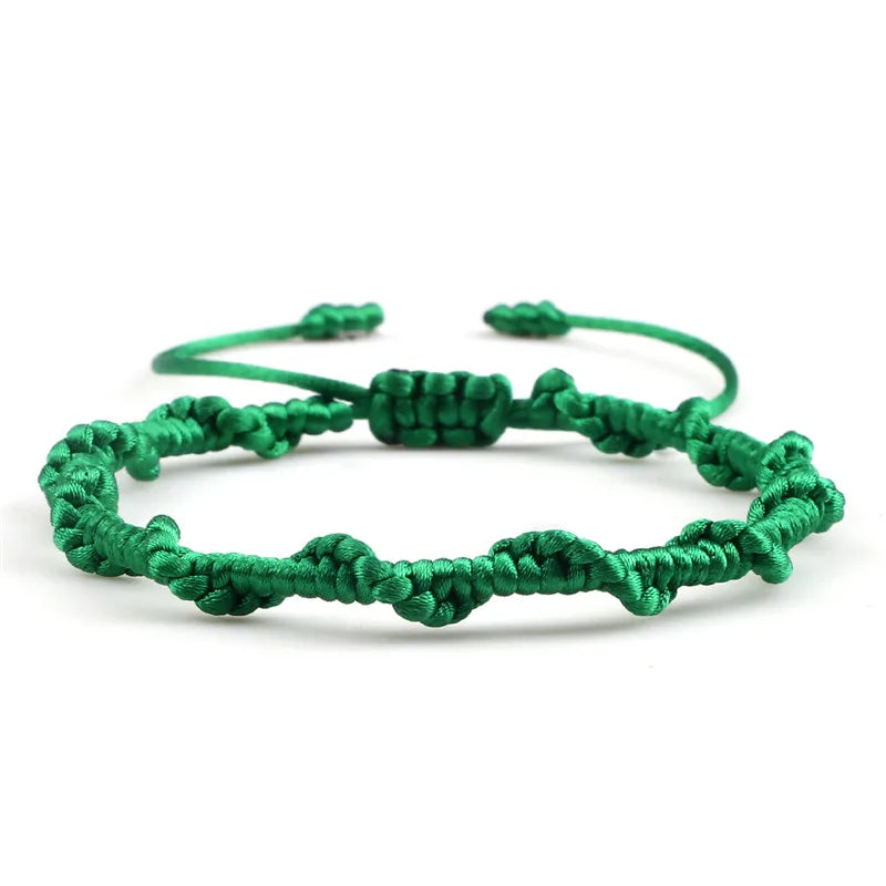 Handgeflochtenes brasilianisches Armband grün