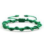 Handgeflochtenes brasilianisches Armband grün
