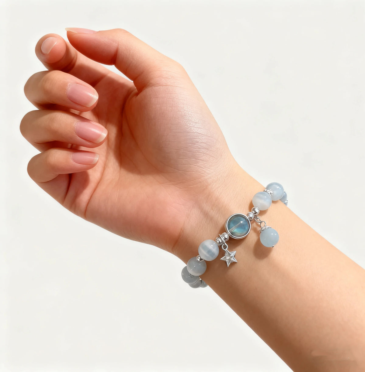 Celestial armbånd med månesten