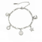 Bracelet Coquillages pour Femme argent