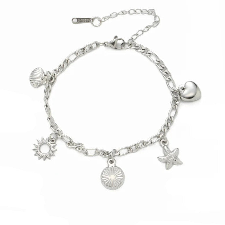 Bracelet Coquillages pour Femme argent