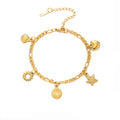 Bracelet Coquillages pour Femme or
