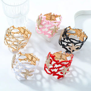 Bracelet Corail et Etoile de Mer