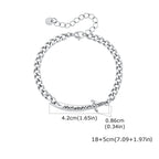 Bracciale cubano da uomo con spada Ali Zulfiqar araba