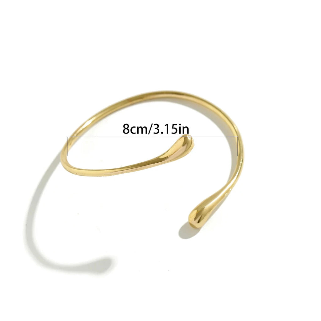 Bracelet de Bras Femme Goutte D'Eau - Ornement Chaîne de Bras et Bijou de Biceps or
