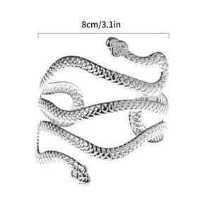 Bracelet de Bras Femme Serpent - Ornement Chaîne de Bras et Bijou de Biceps argent