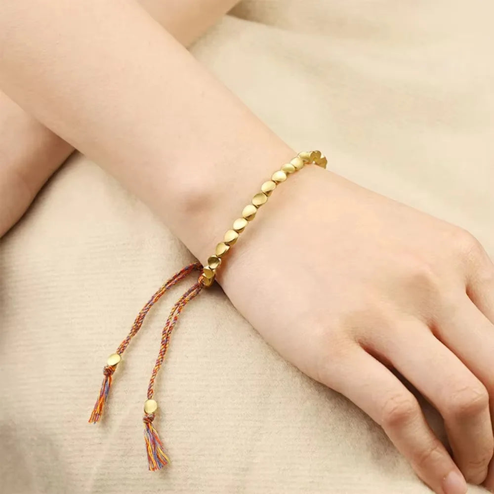 Brățară tibetană cu noroc din cupru 