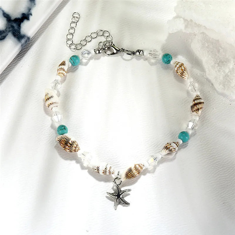 Starfish Ankle Bracelet for Women 