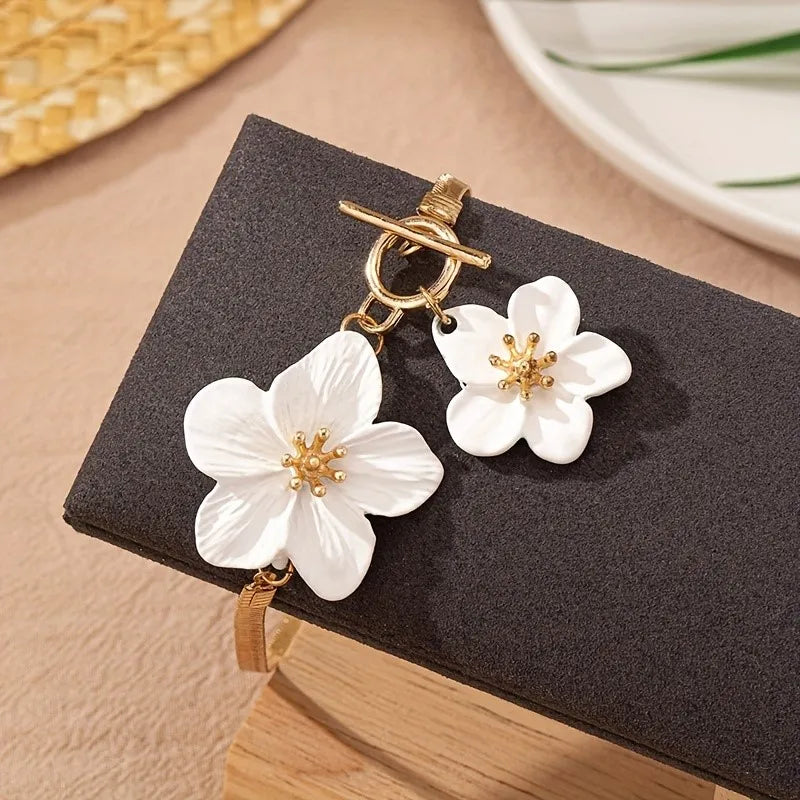 Women's flower anklet 
