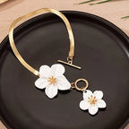 Women's flower anklet 