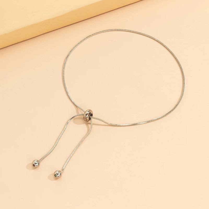 Bracelet de Cheville Noeud argent