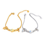 Bracelet de Protection avec Main de Fatma et Oeil Bleu