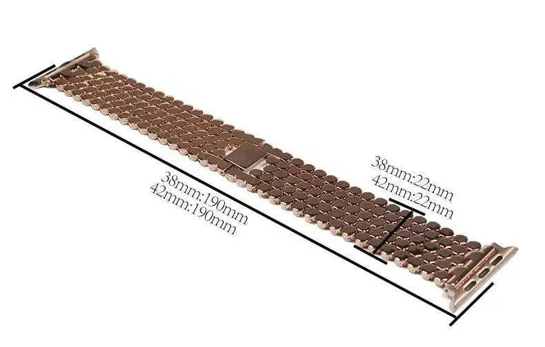 Erstatningsrem til Apple Watch i rustfrit stål - til kvinder 