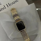 Erstatningsrem til Apple Watch i rustfrit stål - til kvinder guld