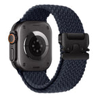 Bracelet de remplacement pour Apple Watch en corde de parachute bleu nuit