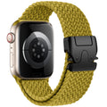 Vervangende band voor Apple Watch van geel parachutetouw