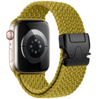 Bracelet de remplacement pour Apple Watch en corde de parachute jaune