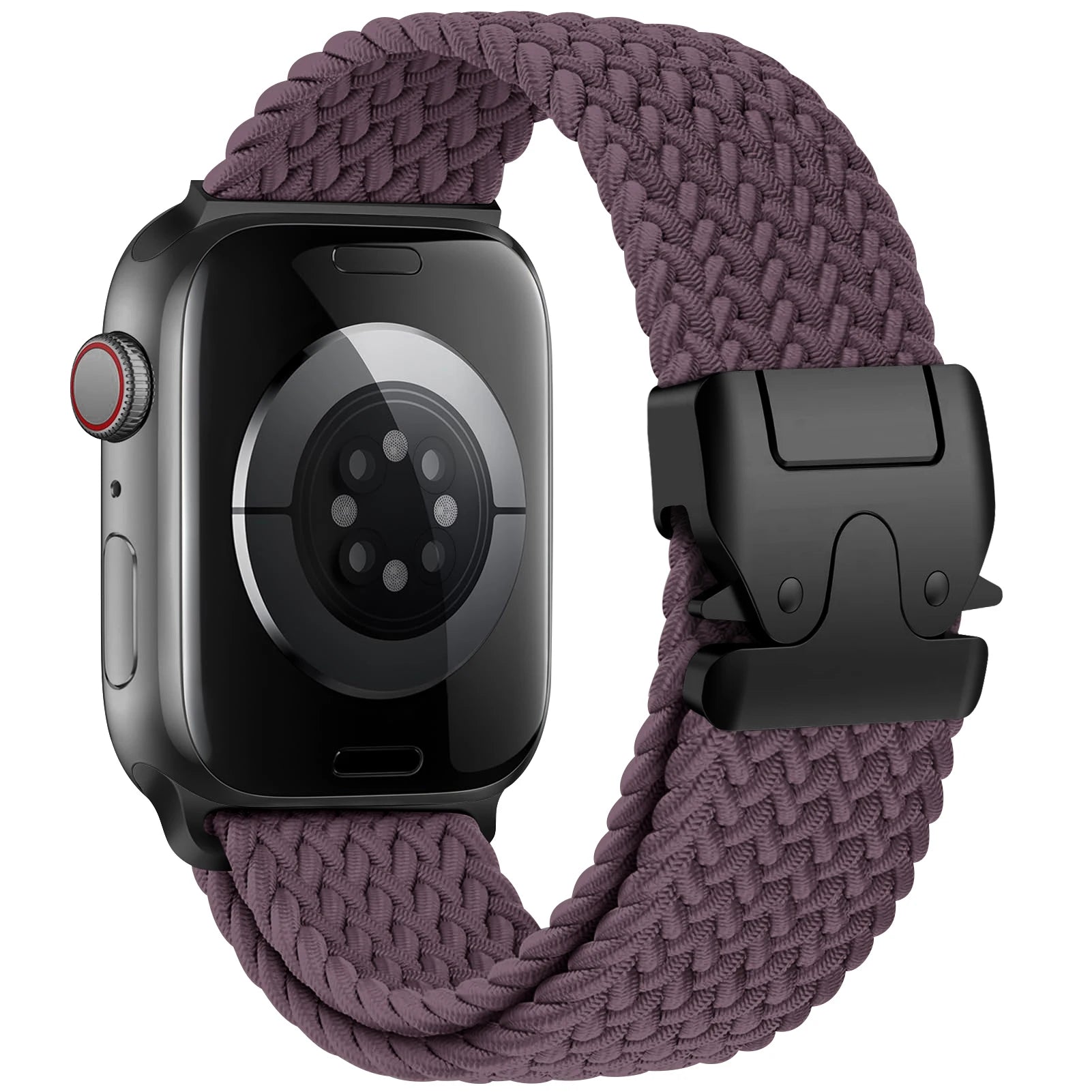 Bracelet de remplacement pour Apple Watch en corde de parachute violet