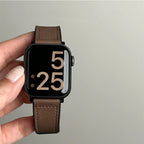 Bracelet de remplacement pour Apple Watch en cuir marron