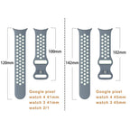 Bracelet de remplacement pour Google Pixel Watch 1, 2, 3, 4 41mm 45mm 
