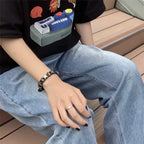 Braccialetto Stile Vintage con Stelle nere