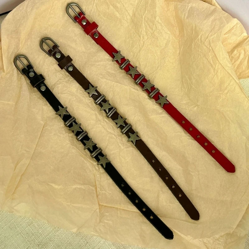 Braccialetto Stile Vintage con Stelle marroni